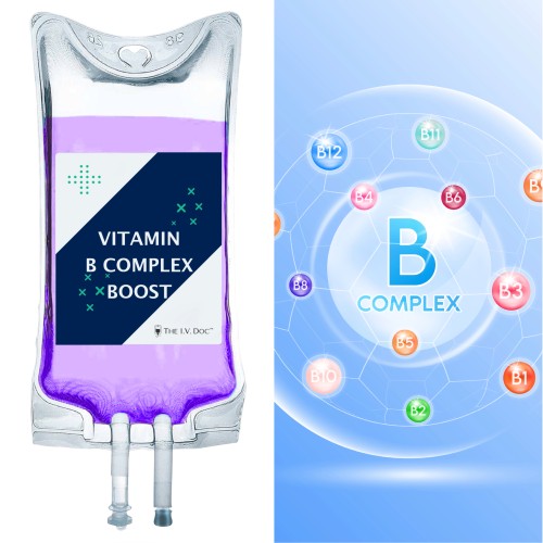 B-Complex IV Infusion – available at Beauty O’Clock Medical Spa in Aurora & Vaughan